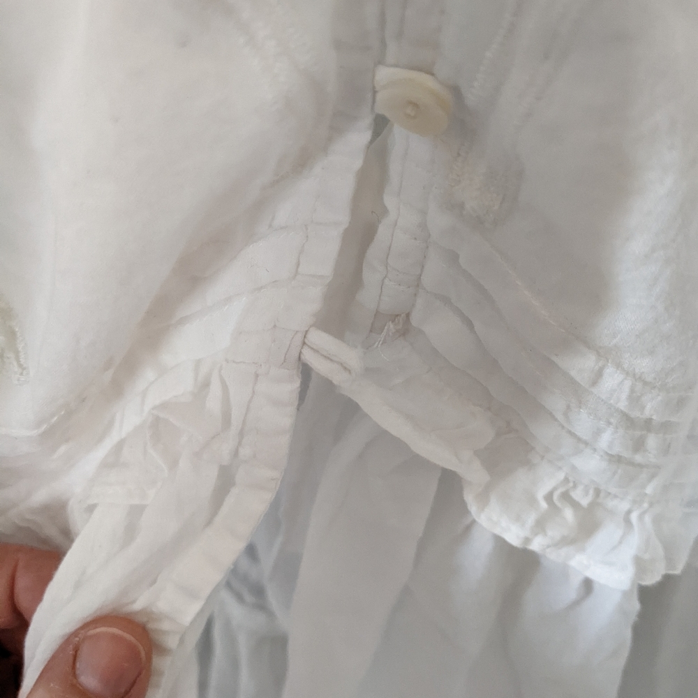 Cleobella White Eyelet V-Neck Midi Dress - Picture 14 of 16